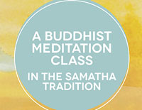 Samatha Trust Oxford meditation classes poster