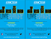 Ashmolean LiveFriday 26/07/13 leaflet