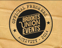 Brookes Union freshers 2014 campaign artwork