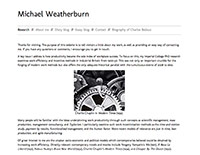 Michael Weatherburn website