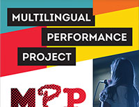 Multilingual Performance Project pull-up banner design
