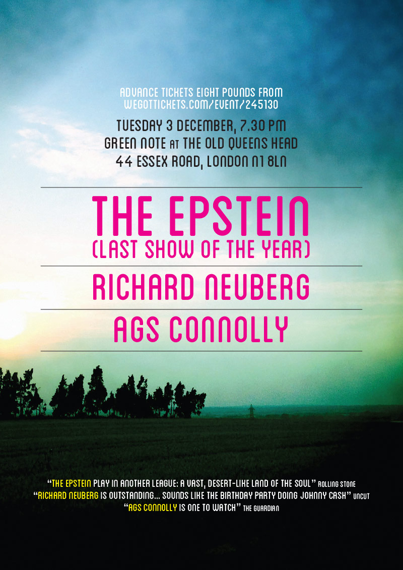 The Epstein / Richard Neuberg / Ags Connolly poster