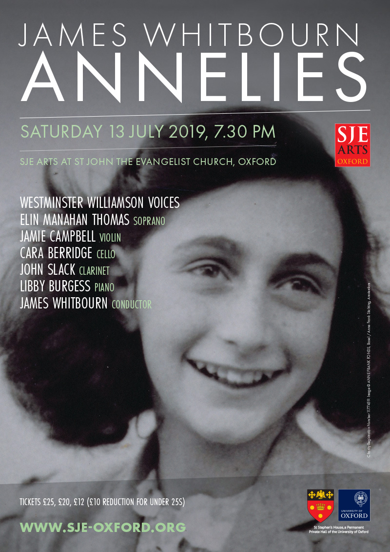 James Whitbourn: Annelies poster