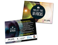 'Project Two: In Focus' promotional postcard