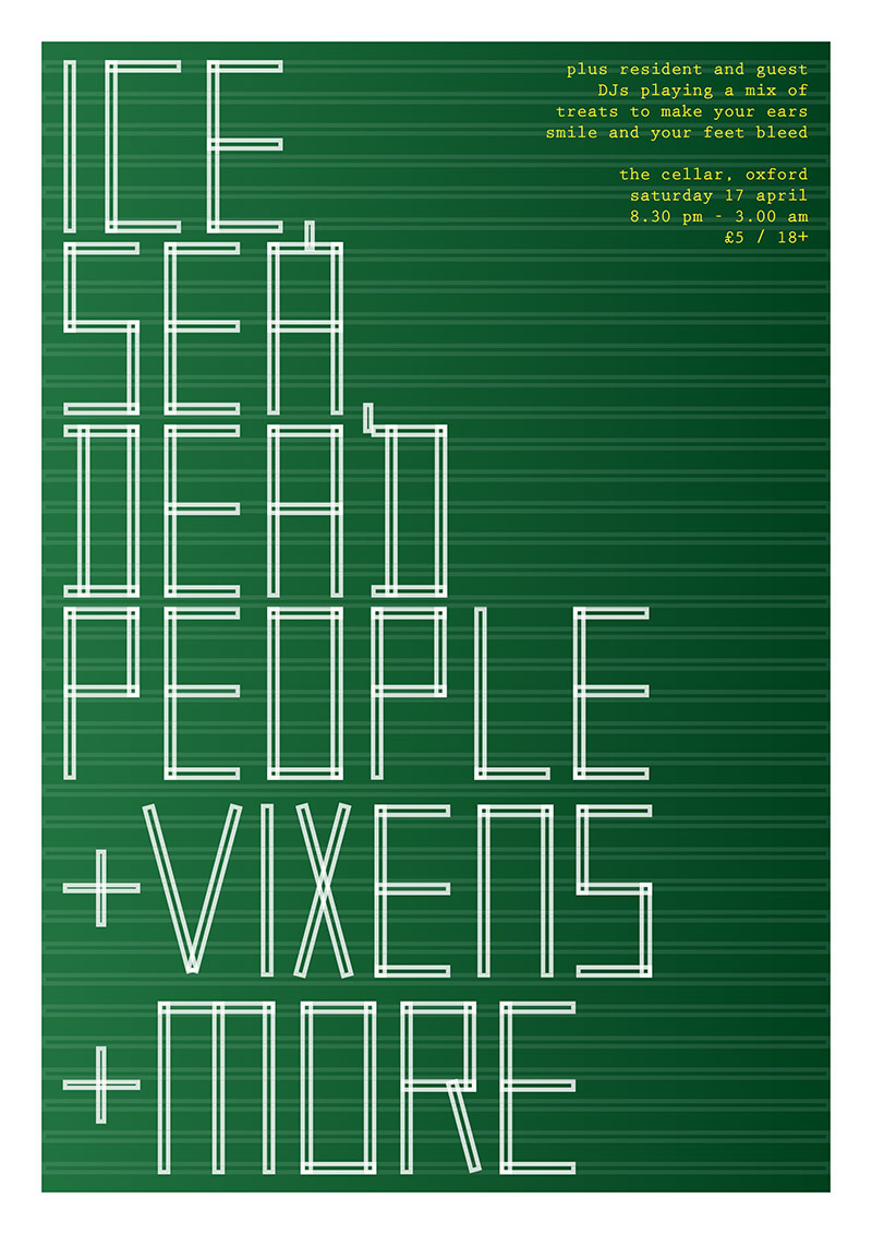 Ice, Sea, Dead People / Vixens poster